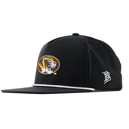 University of Missouri "Missouri Tigers Badge" Flat 5 Panel Rope Black