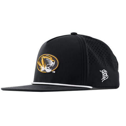 University of Missouri "Missouri Tigers Badge" Flat 5 Panel Rope Black
