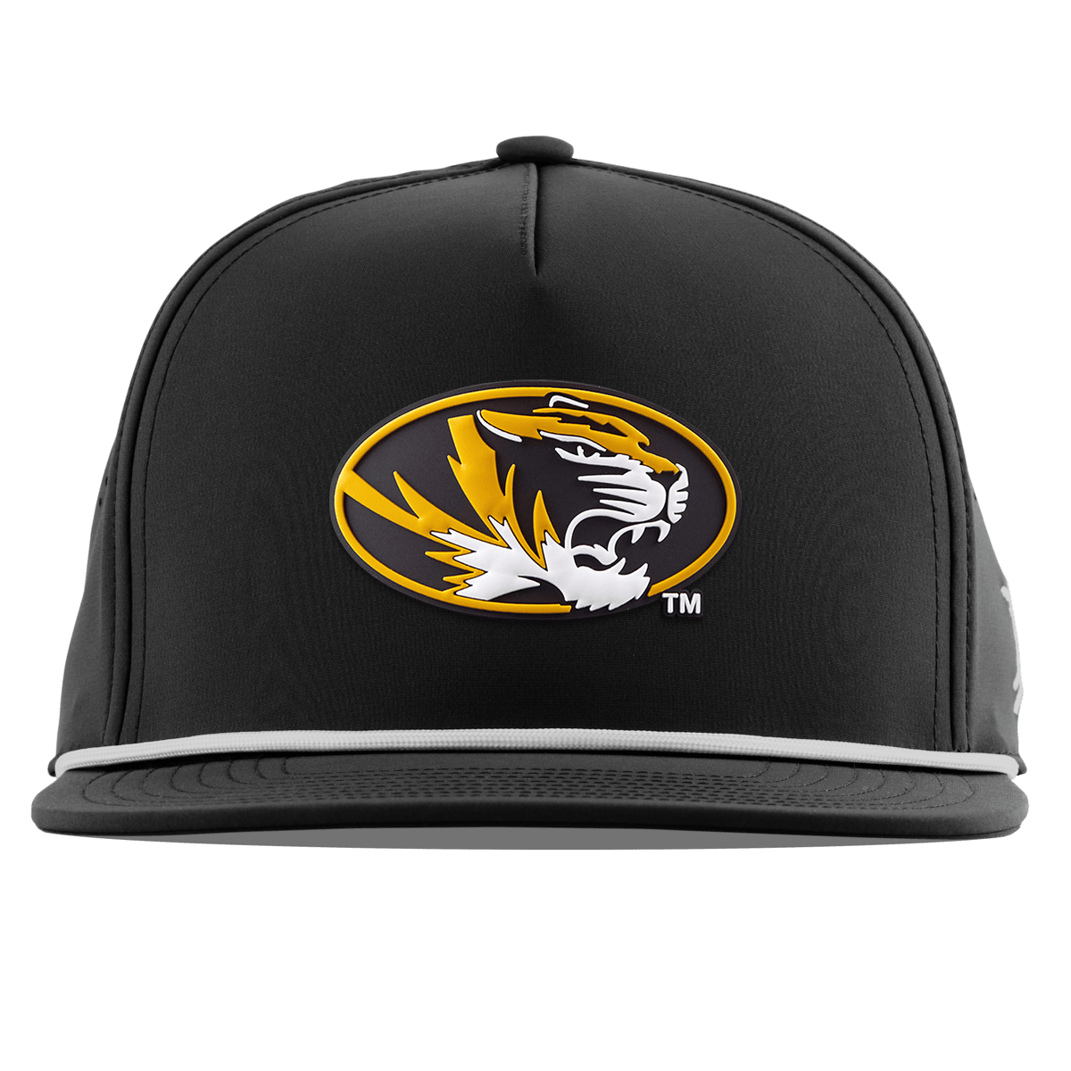 University of Missouri "Missouri Tigers Badge" Flat 5 Panel Rope Black