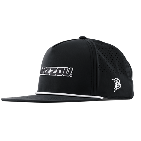 University of Missouri "Mizzou Block" Flat 5 Panel Rope Black