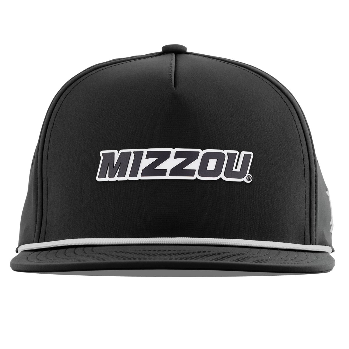 University of Missouri "Mizzou Block" Flat 5 Panel Rope Black