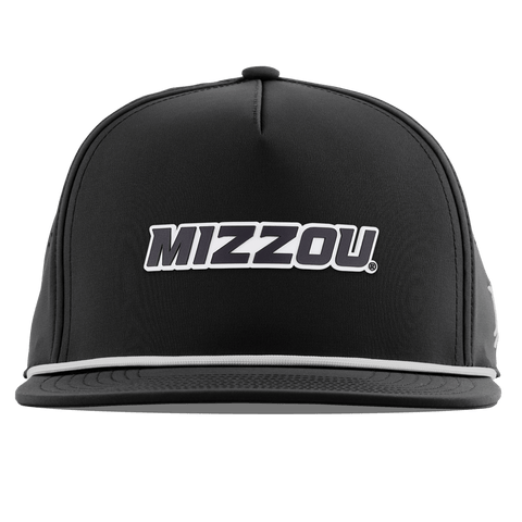 University of Missouri "Mizzou Block" Flat 5 Panel Rope Black