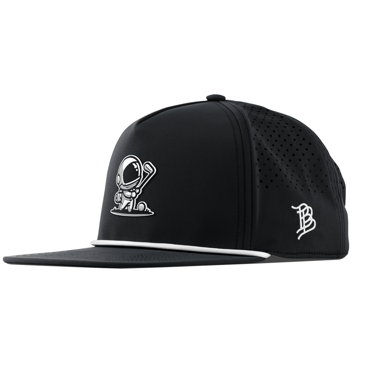 Moon Shot Flat 5 Panel Rope Black