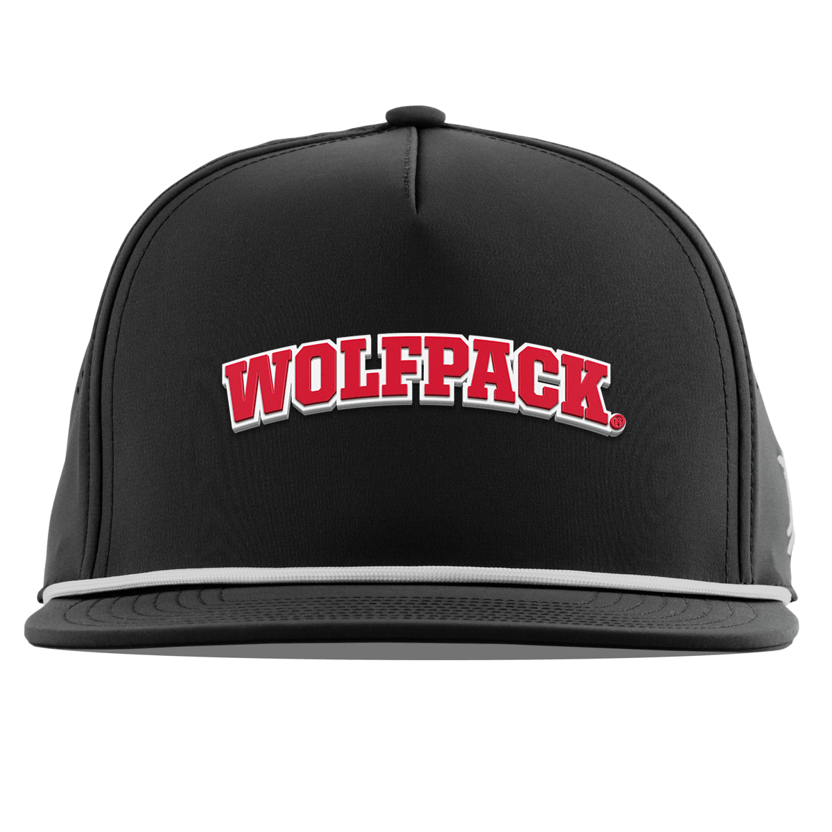 North Carolina State "NC State Wolfpack" Flat 5 Panel Rope Black