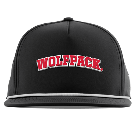 North Carolina State "NC State Wolfpack" Flat 5 Panel Rope Black