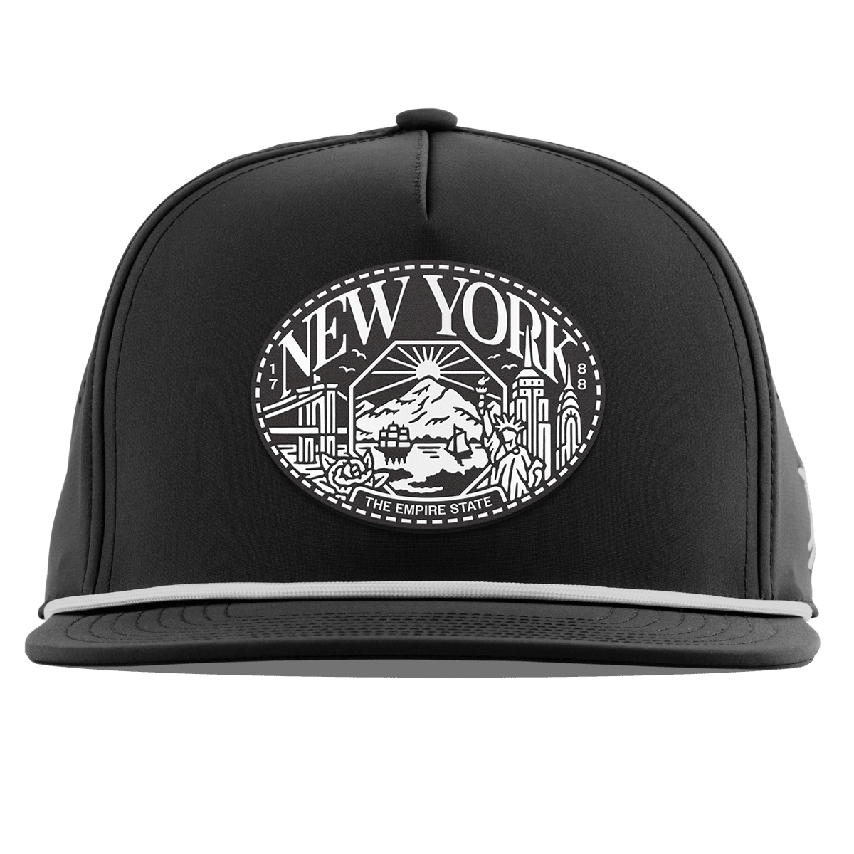 New York Traveler Flat 5 Panel Rope Black