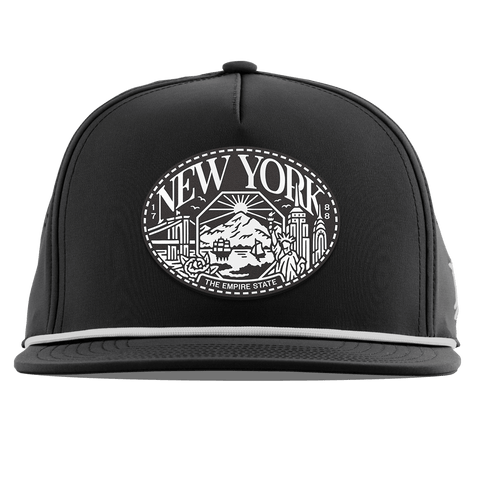 New York Traveler Flat 5 Panel Rope Black