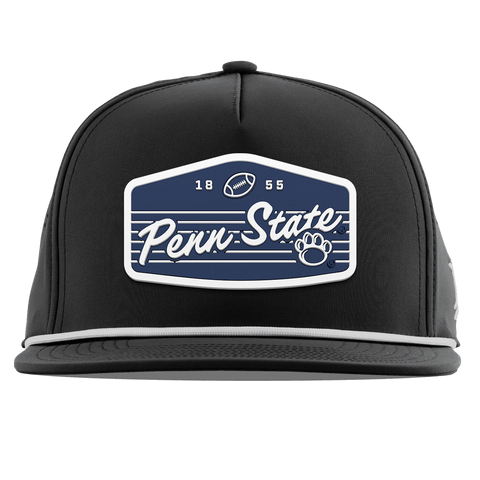 Penn State University "Nittany Lions Football" Flat 5 Panel Rope Black
