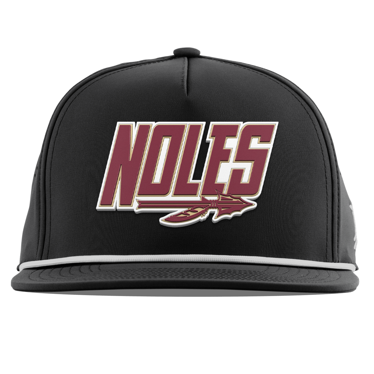 Florida State University "Noles" Flat 5 Panel Rope Black