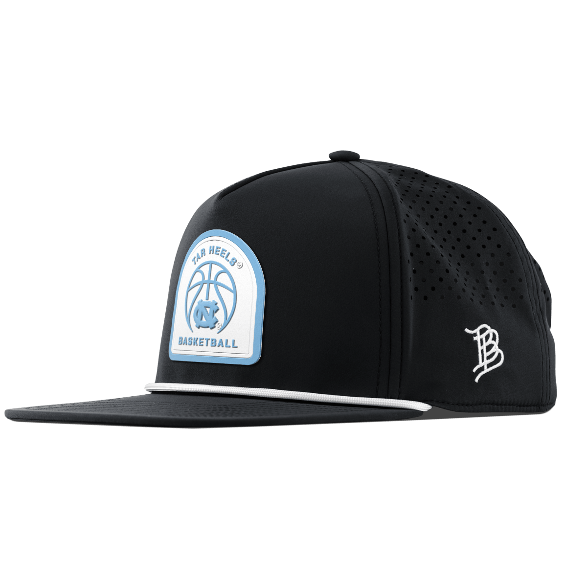 University of North Carolina "North Carolina Basketball" Flat 5 Panel Rope Black