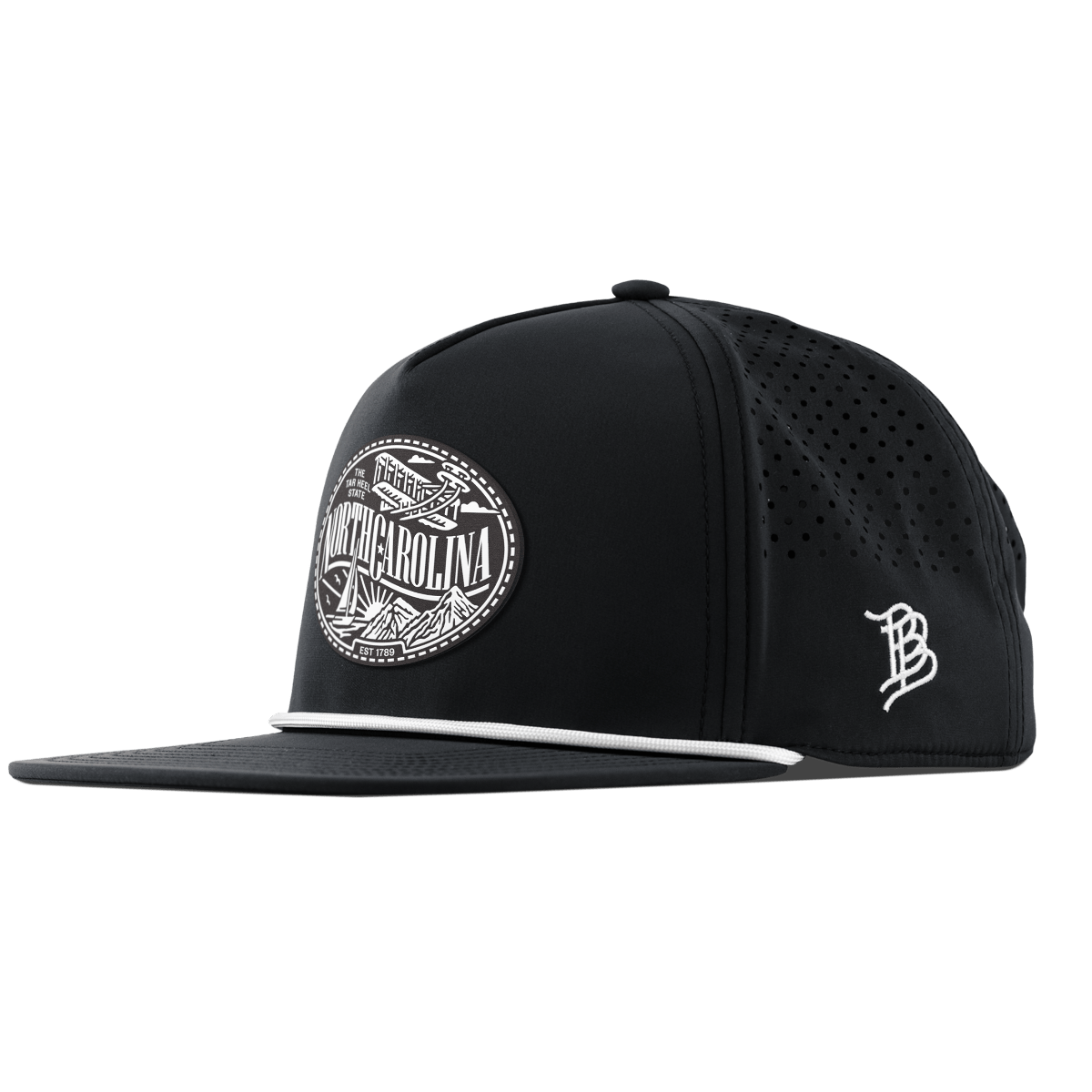 North Carolina Traveler Flat 5 Panel Rope Black