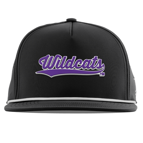Northwestern University "Northwestern Wildcats Script" Flat 5 Panel Rope Black