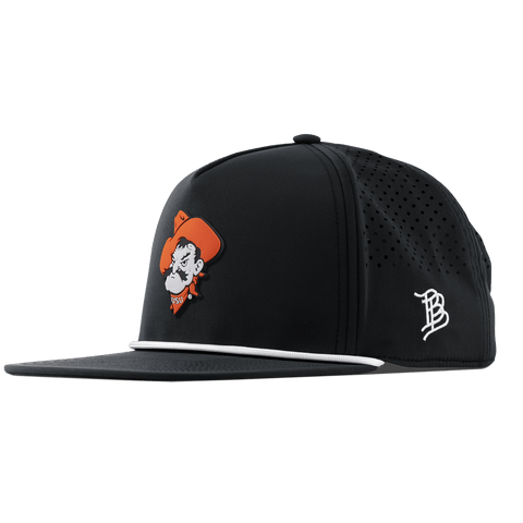 Oklahoma State University "OSU Pistol Pete" Flat 5 Panel Rope Black
