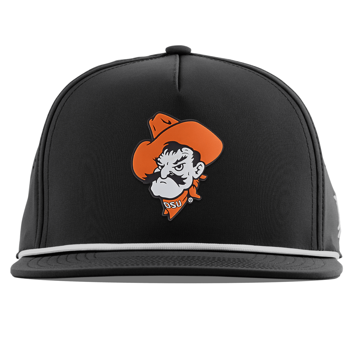 Oklahoma State University "OSU Pistol Pete" Flat 5 Panel Rope Black