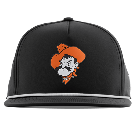 Oklahoma State University "OSU Pistol Pete" Flat 5 Panel Rope Black