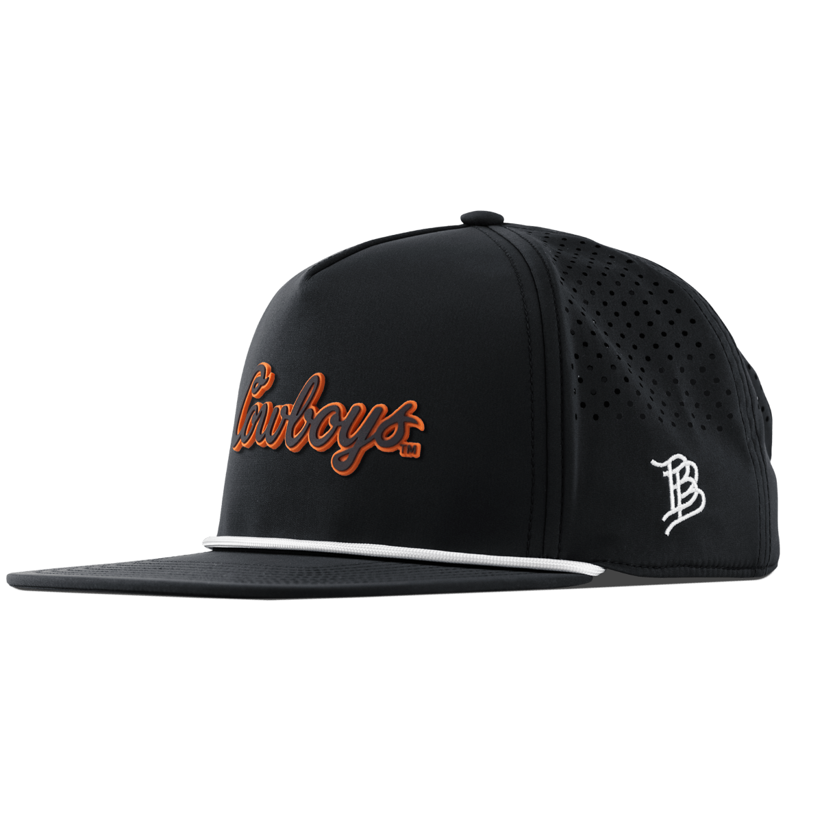 Oklahoma State University "Oklahoma State Cowboys" Flat 5 Panel Rope Black