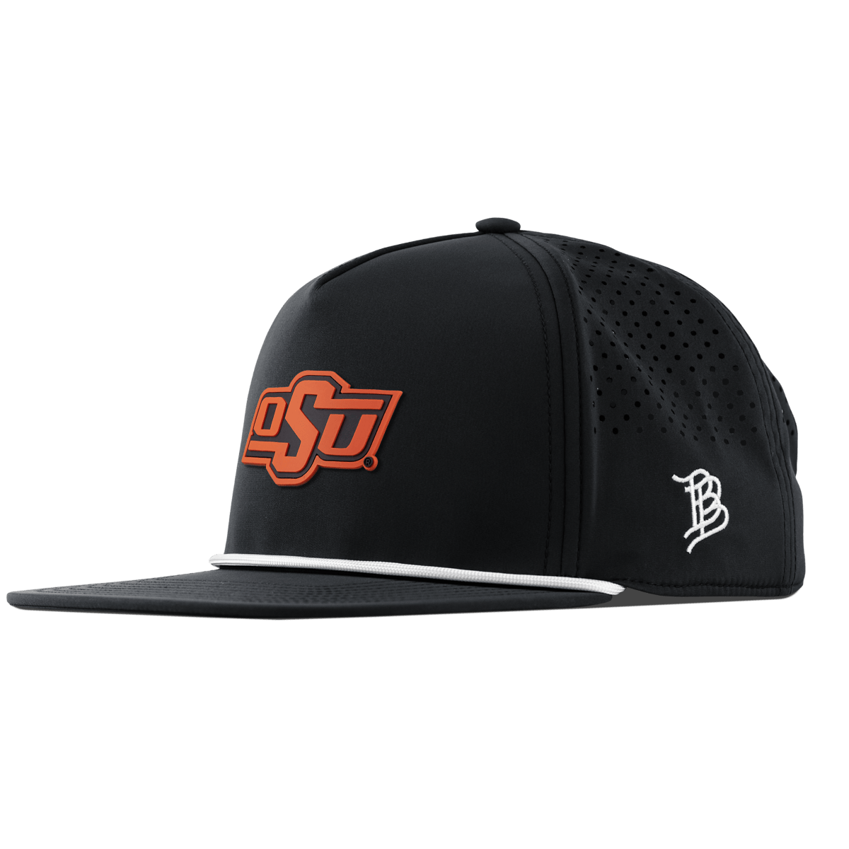 Oklahoma State University "OSU Team Logo" Flat 5 Panel Rope Black