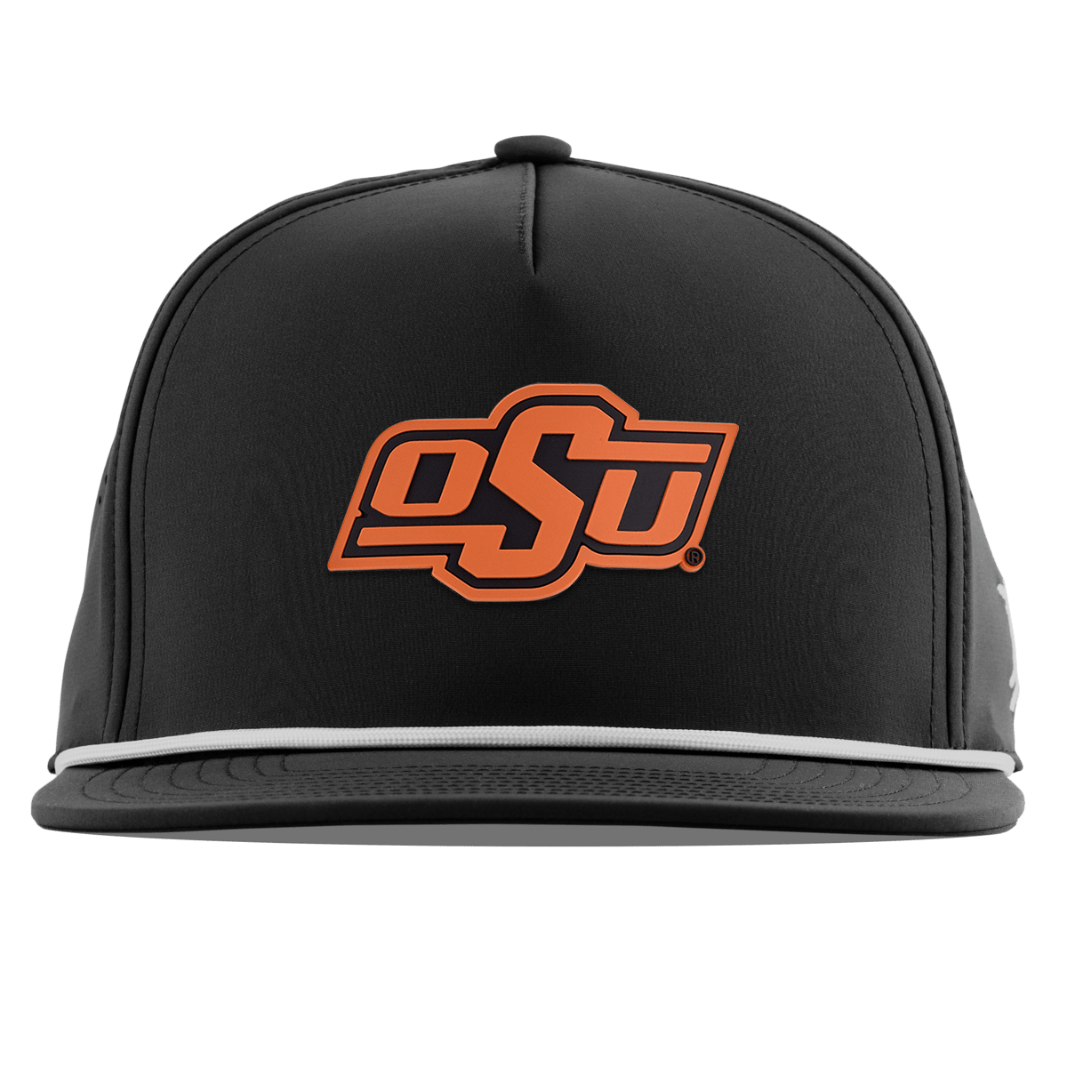 Oklahoma State University "OSU Team Logo" Flat 5 Panel Rope Black