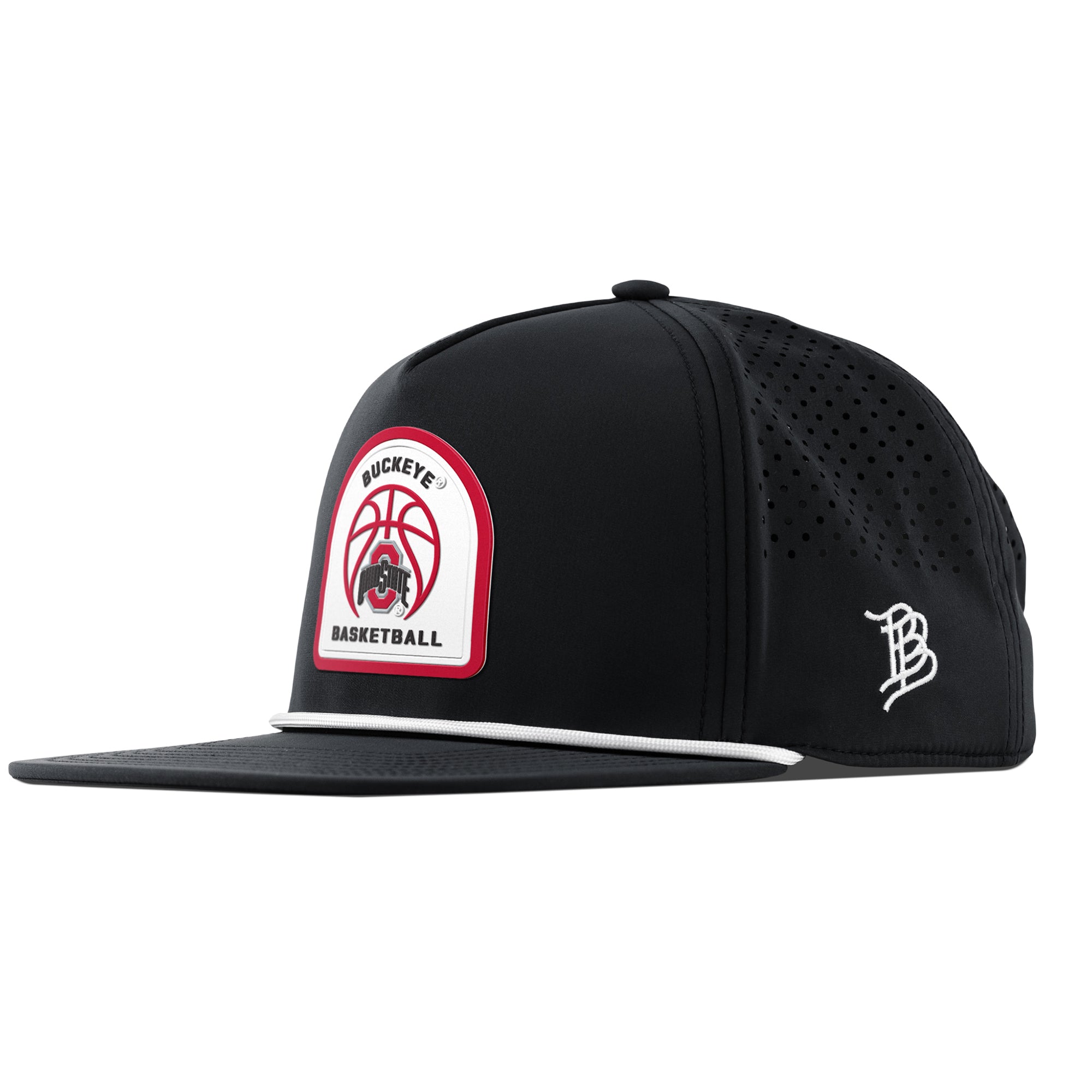 Ohio State University "Ohio State Basketball" Flat 5 Panel Rope Black