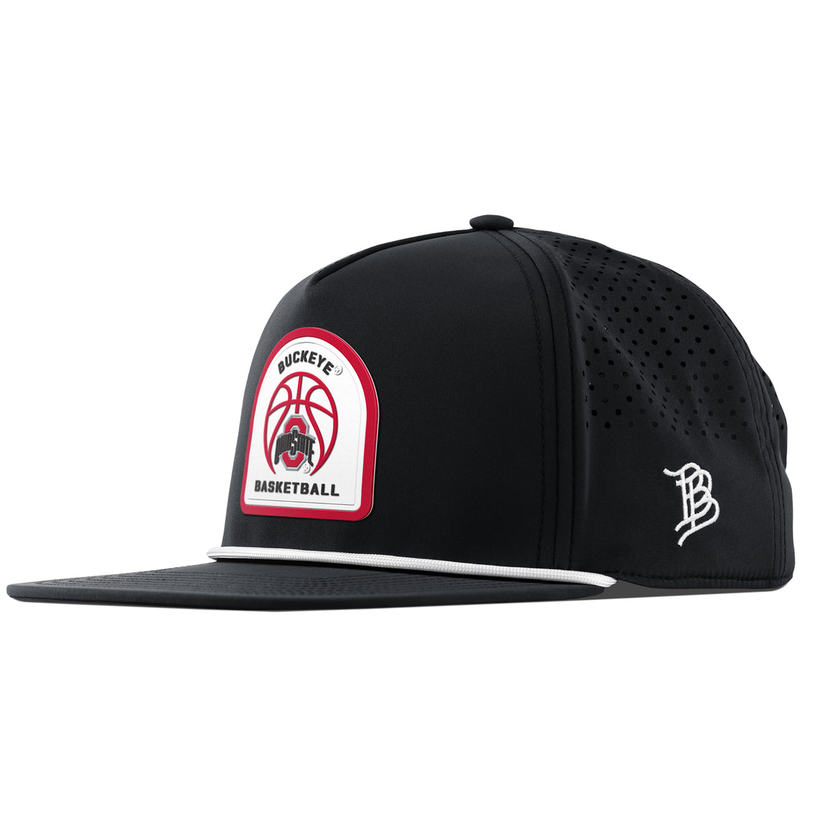 Ohio State University "Ohio State Basketball" Flat 5 Panel Rope Black