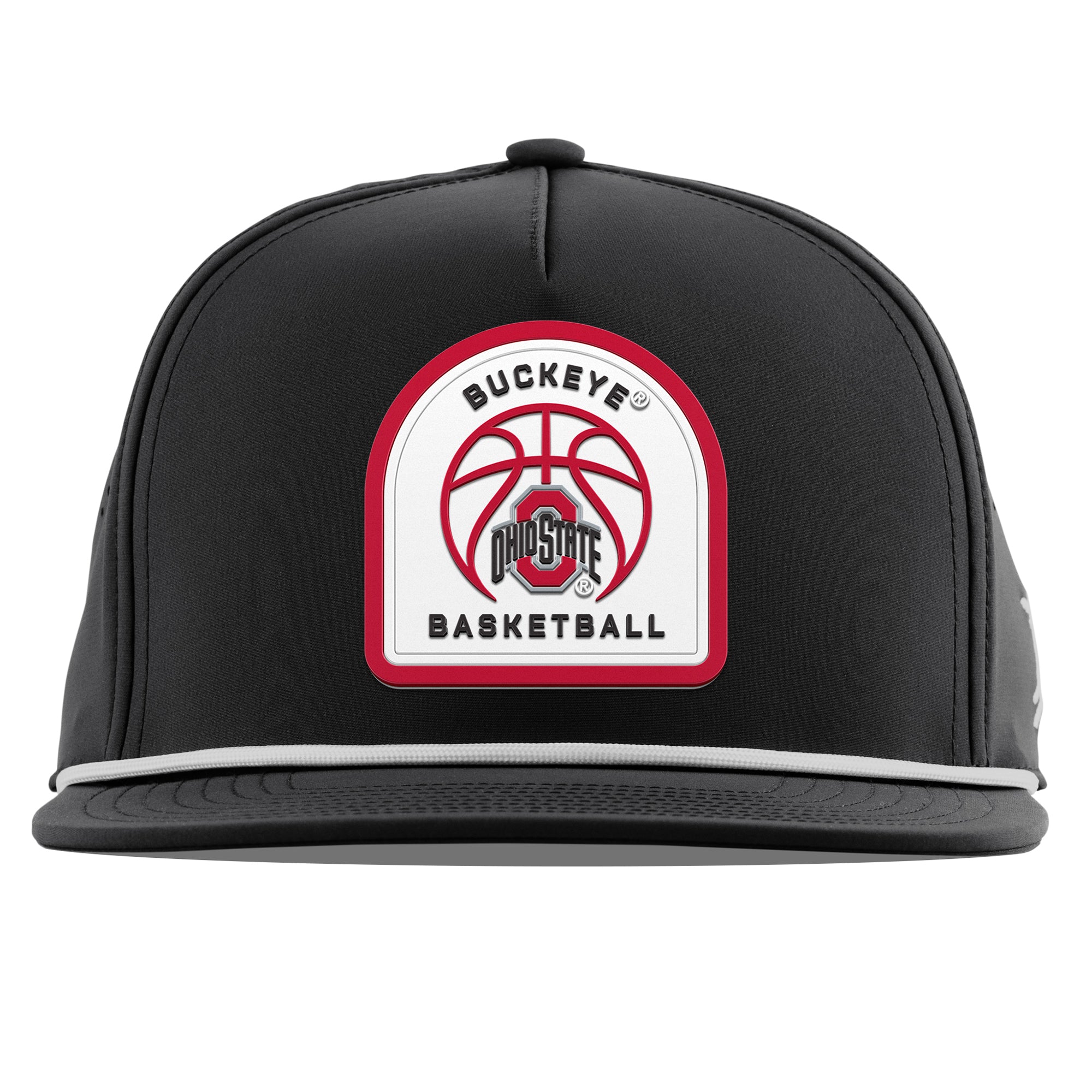 Ohio State University "Ohio State Basketball" Flat 5 Panel Rope Black