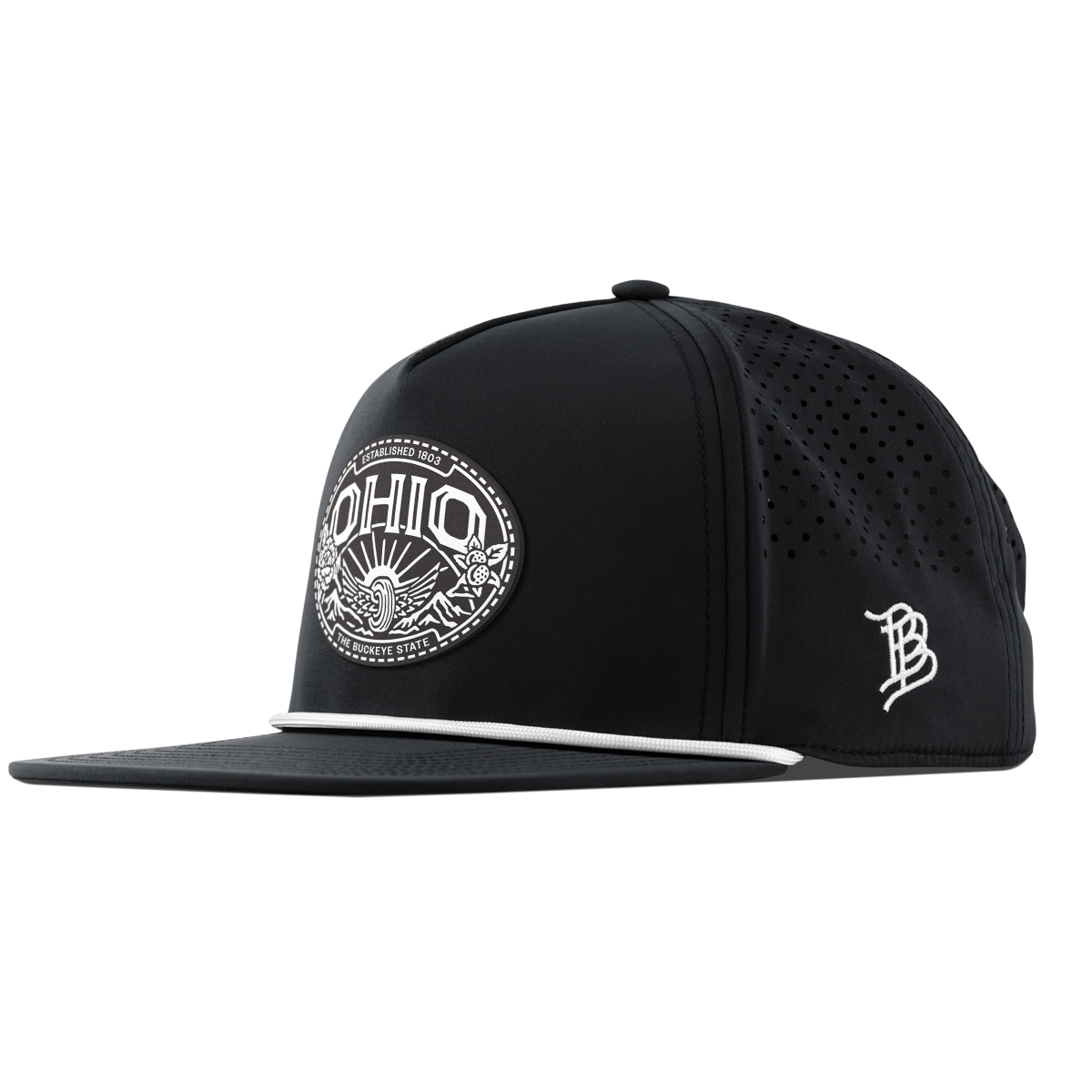 Ohio Traveler Flat 5 Panel Rope Black