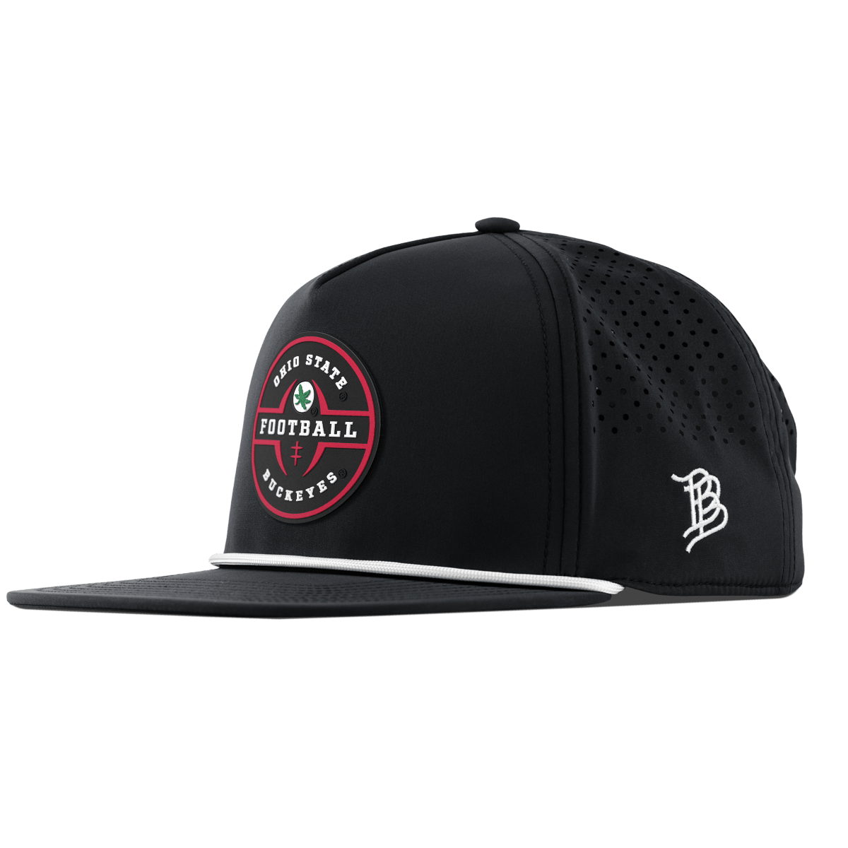 Ohio State University "Ohio State Football Legacy" Flat 5 Panel Rope Black