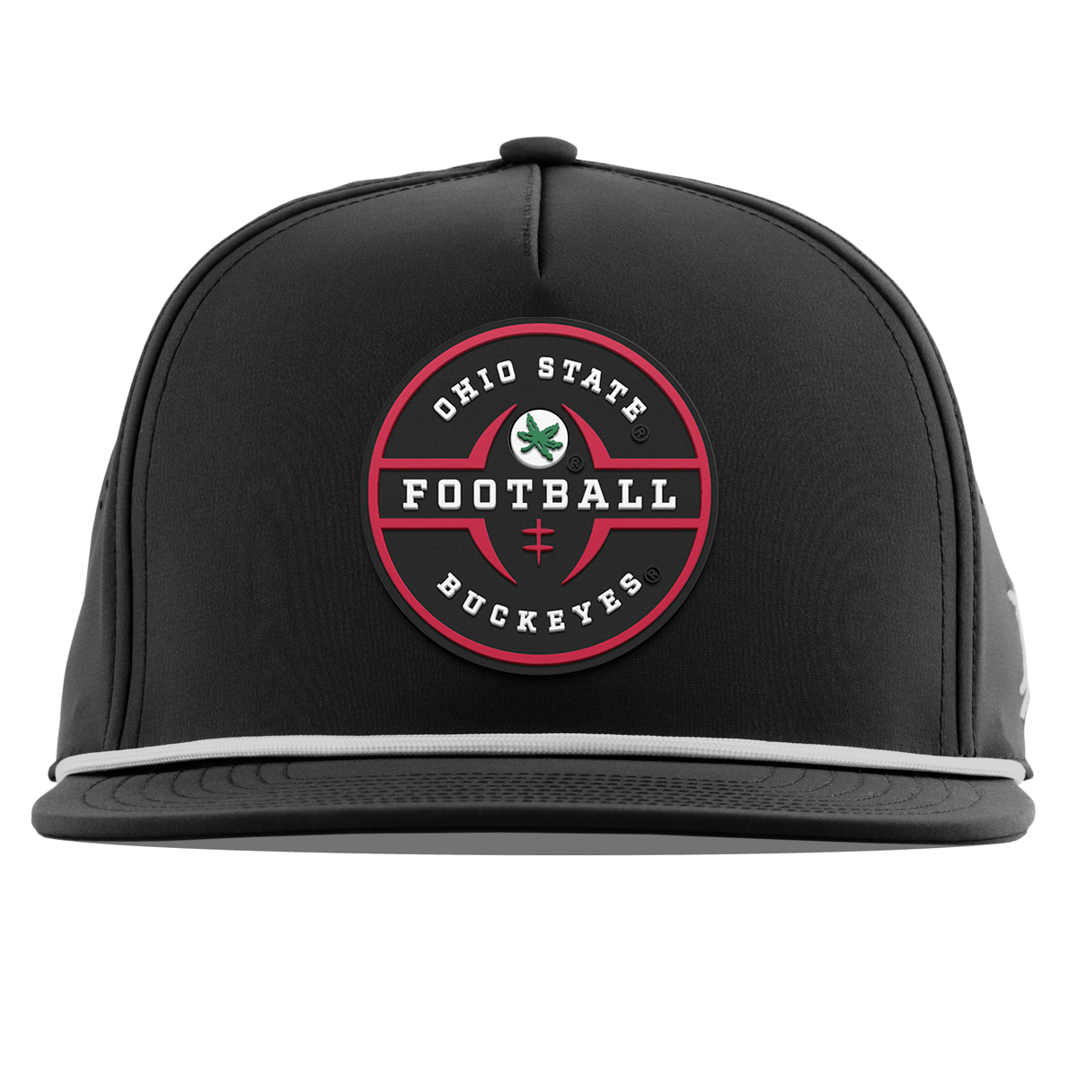 Ohio State University "Ohio State Football Legacy" Flat 5 Panel Rope Black