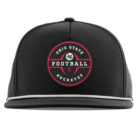 Ohio State University "Ohio State Football Legacy" Flat 5 Panel Rope Black