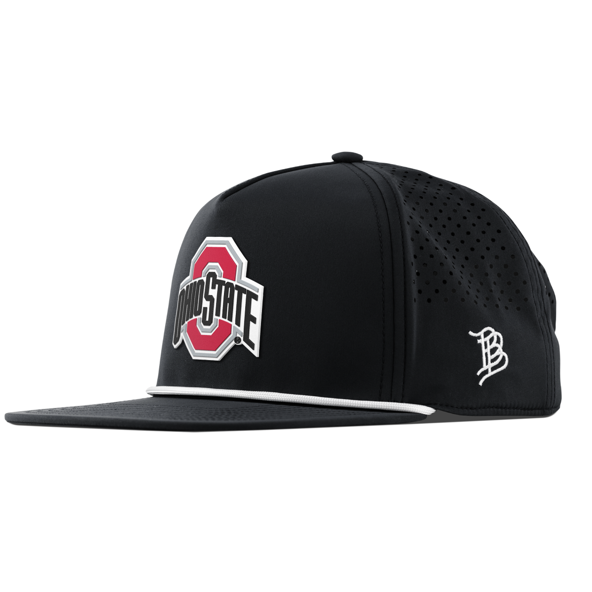 Ohio State University "Ohio State Team Logo" Flat 5 Panel Rope Black