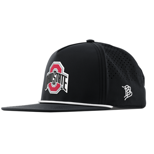 Ohio State University "Ohio State Team Logo" Flat 5 Panel Rope Black