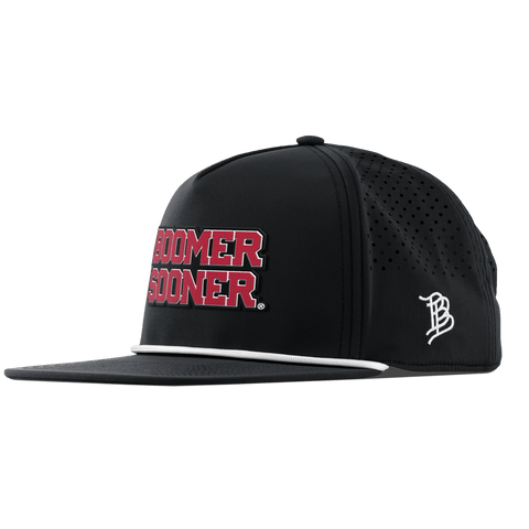 University of Oklahoma "Oklahoma Block" Flat 5 Panel Rope Black