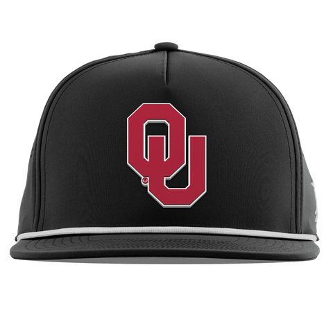University of Oklahoma "Oklahoma Team Logo" Flat 5 Panel Rope Black