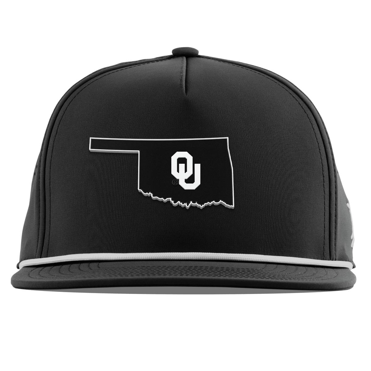 University of Oklahoma "Oklahoma Vintage Series" Flat 5 Panel Rope Black