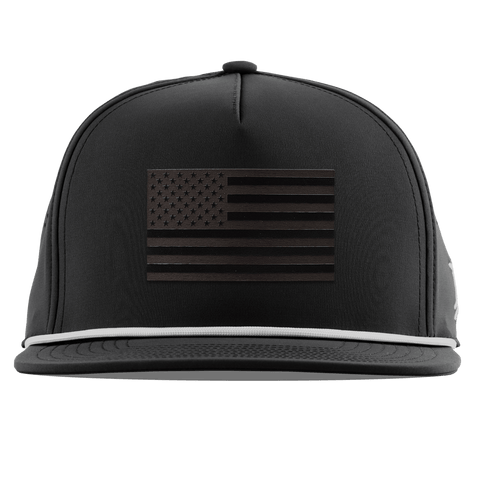 Old Glory Midnight Flat 5 Panel Rope Black