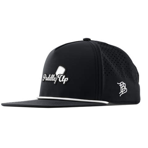 Paddle Up Flat 5 Panel Rope Black