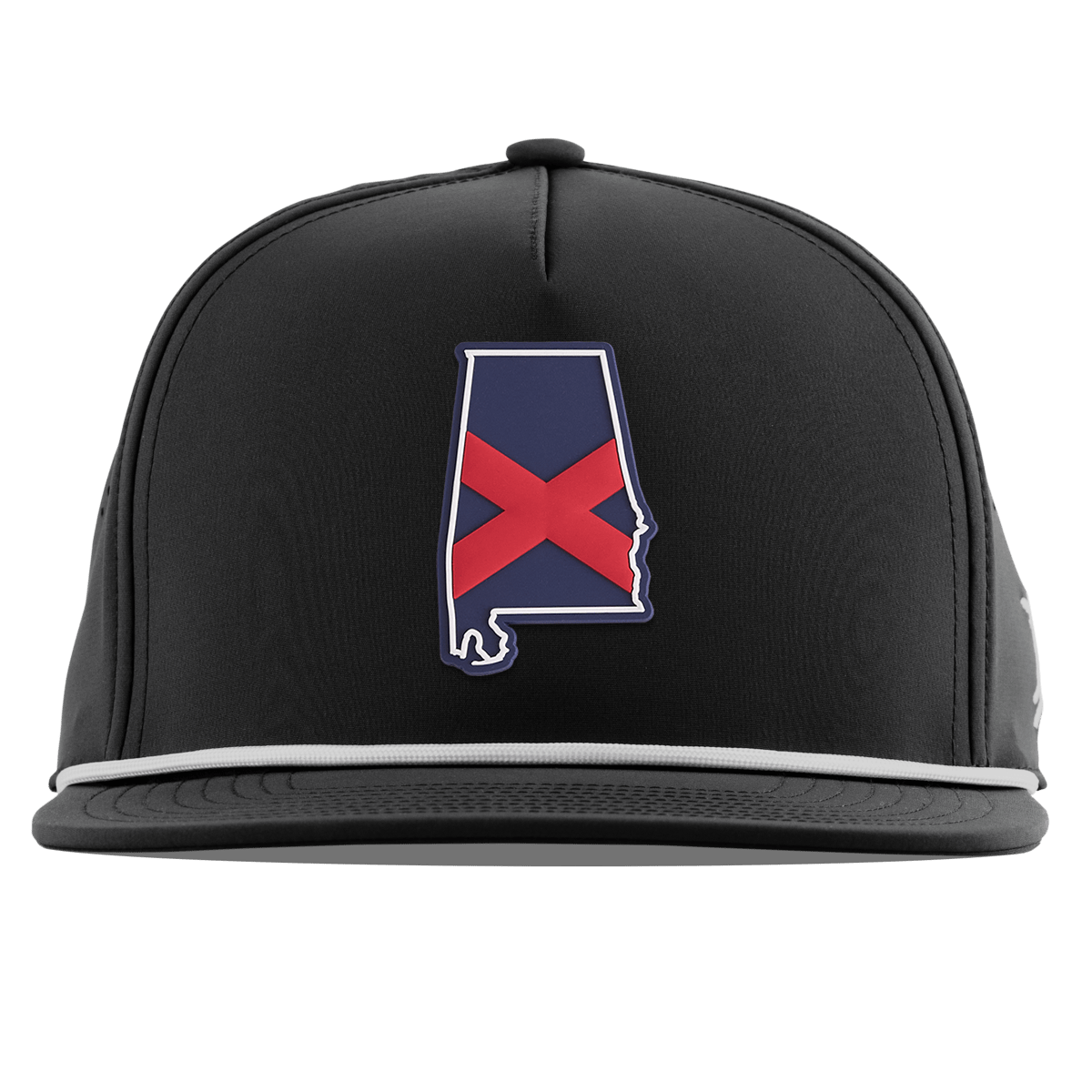 Alabama Patriot Series Flat 5 Panel Rope Black