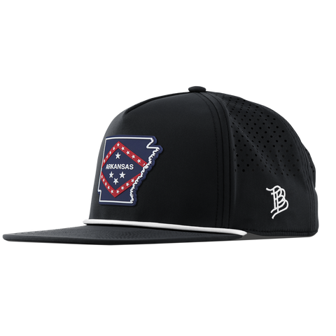 Arkansas Patriot Series Flat 5 Panel Rope Black