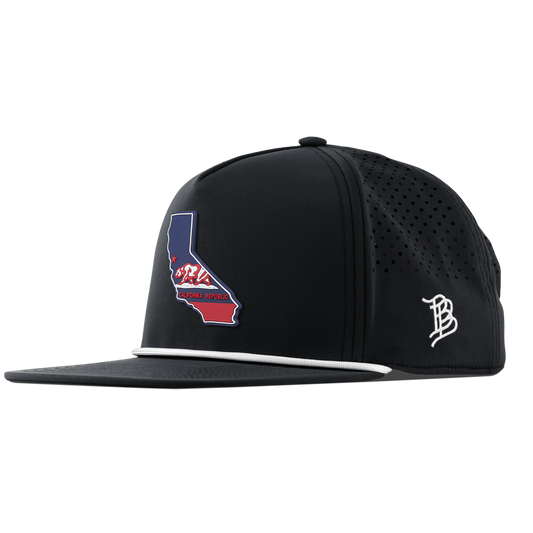California Patriot Series Flat 5 Panel Rope Black