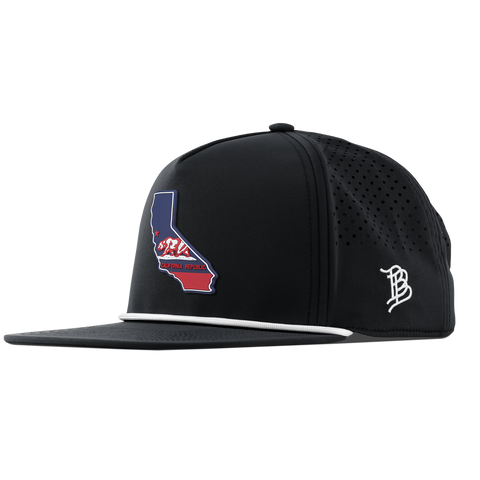 California Patriot Series Flat 5 Panel Rope Black