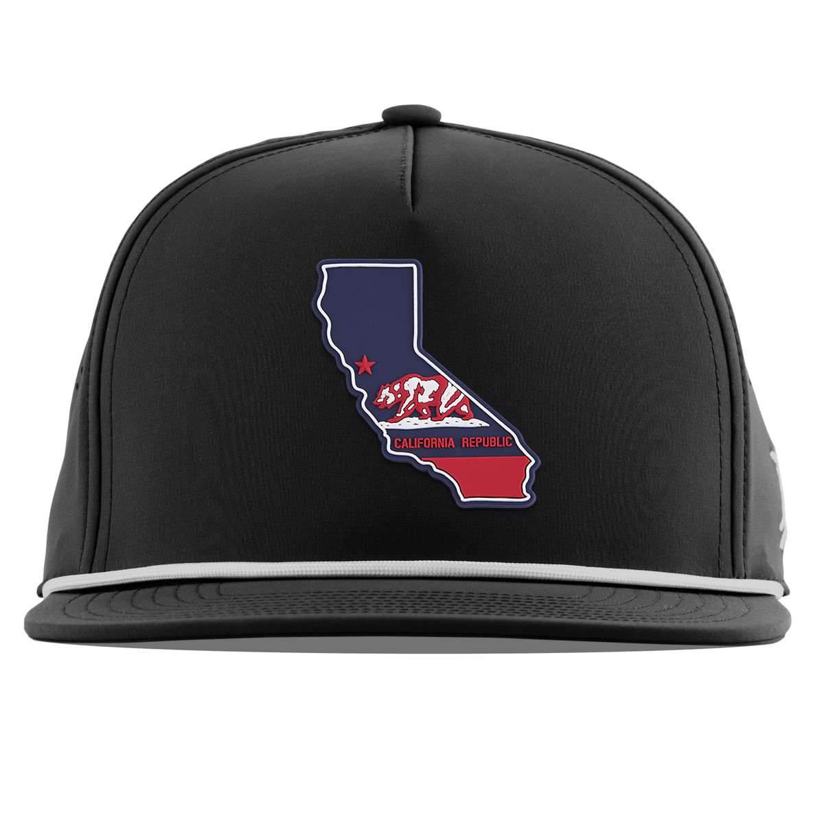 California Patriot Series Flat 5 Panel Rope Black