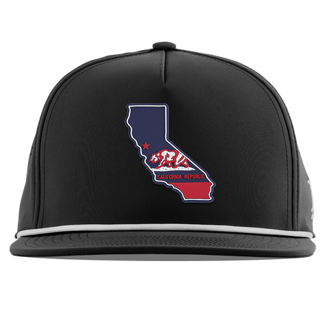 California Patriot Series Flat 5 Panel Rope Black