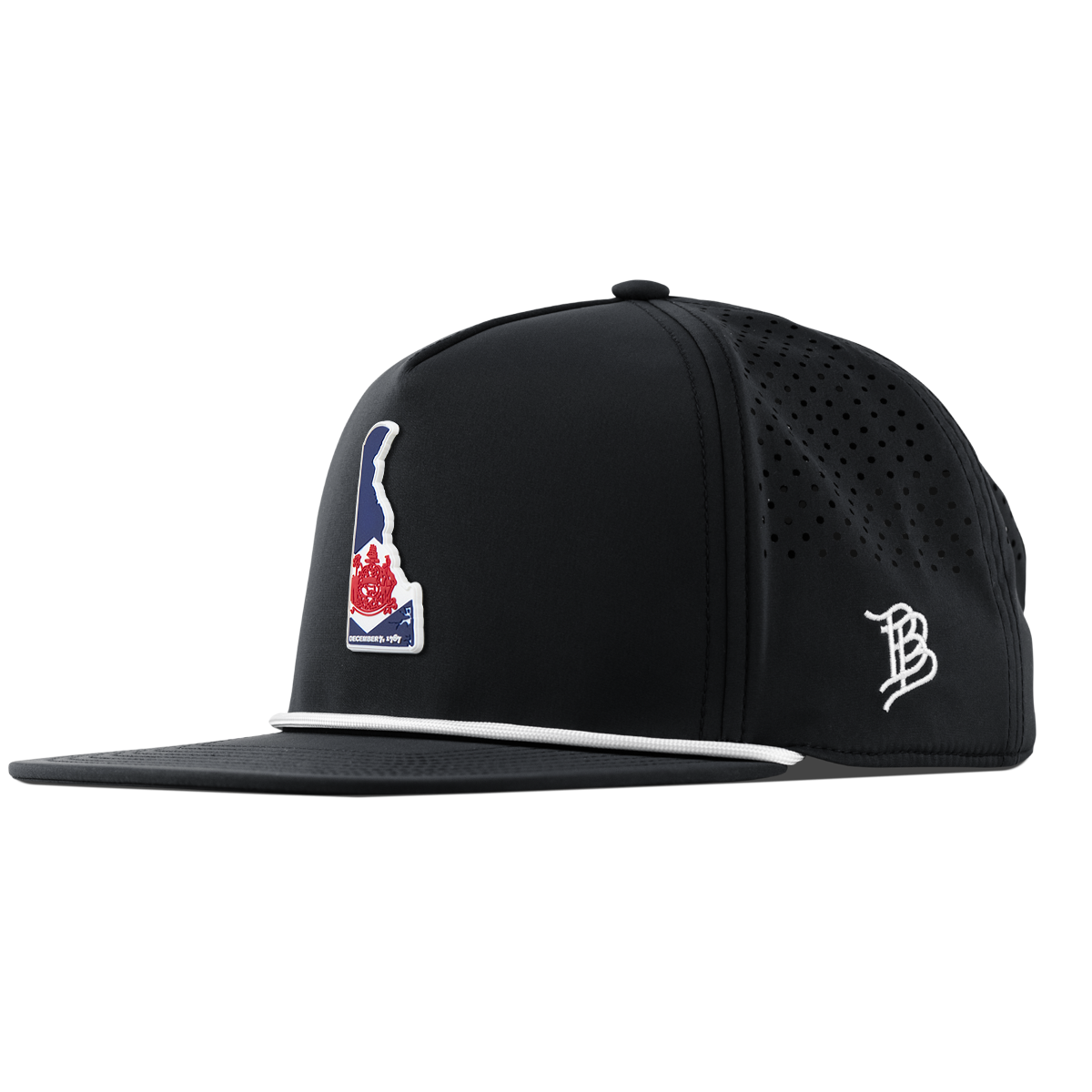Delaware Patriot Series Flat 5 Panel Rope Black