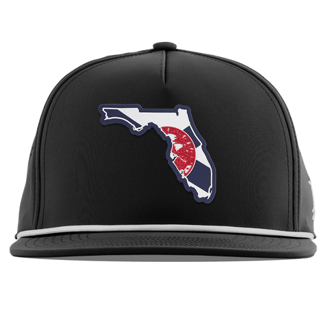 Florida Patriot Series Flat 5 Panel Rope Black