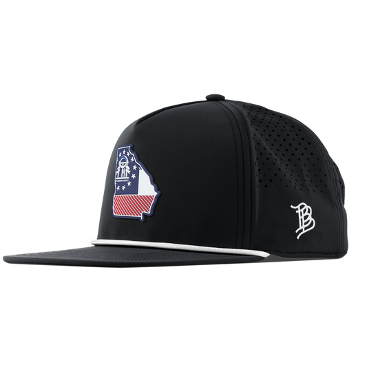 Georgia Patriot Series Flat 5 Panel Rope Black