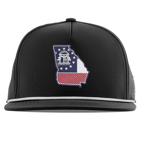 Georgia Patriot Series Flat 5 Panel Rope Black