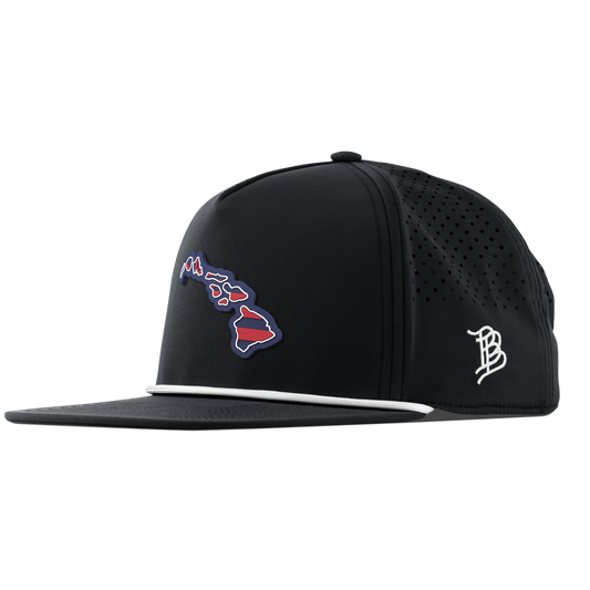 Hawaii Patriot Series Flat 5 Panel Rope Black