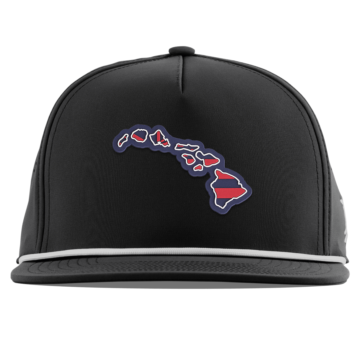 Hawaii Patriot Series Flat 5 Panel Rope Black
