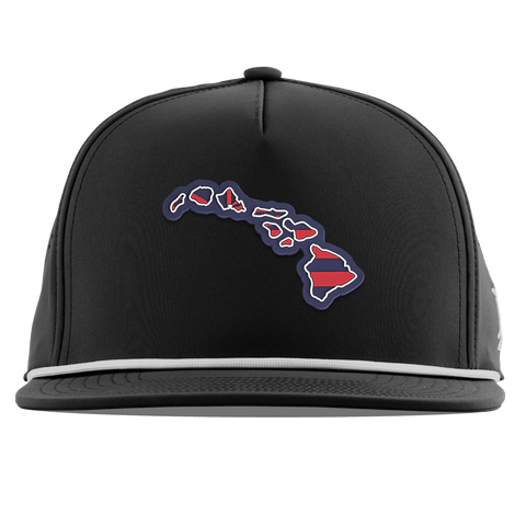 Hawaii Patriot Series Flat 5 Panel Rope Black