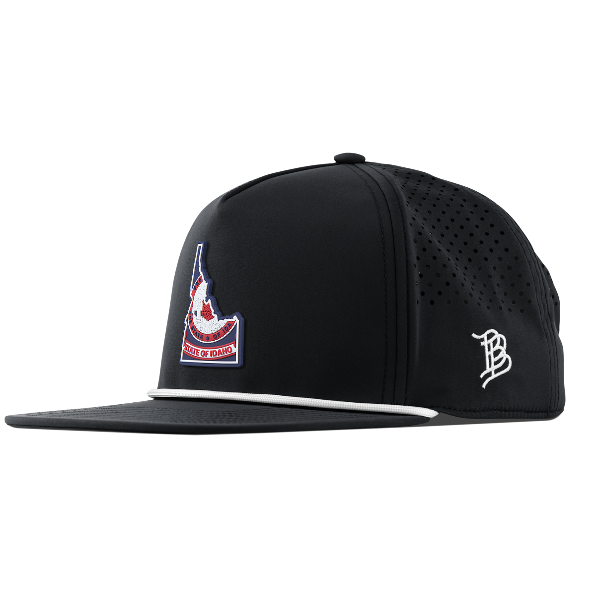 Idaho Patriot Series Flat 5 Panel Rope Black